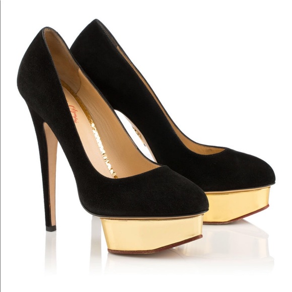 Charlotte Olympia Dolly Suede Platforms sz. 40 - Picture 6 of 8
